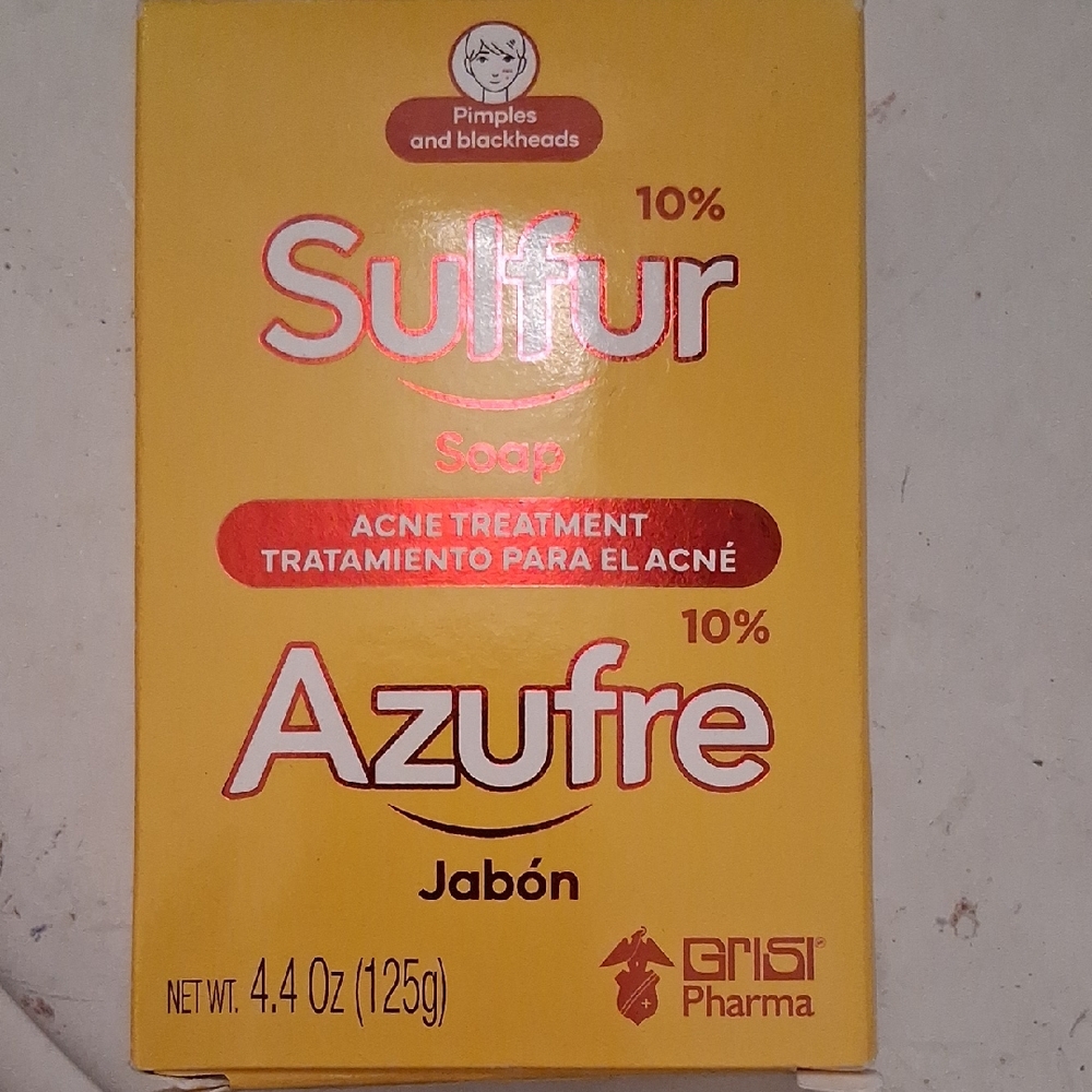 NEW Grisi Pharma Sulfur Soap Acne Blemish Treatment Bar